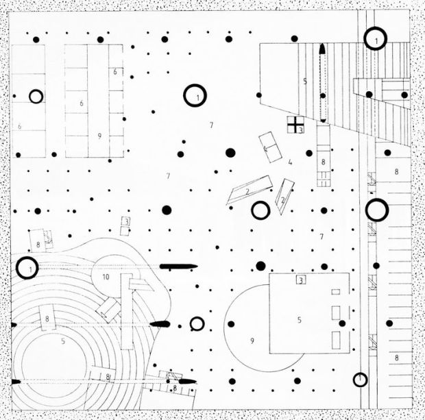 agadir convention centre, oma, 1990