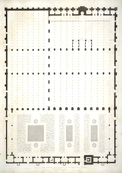 the mezquita of córdoba - plan